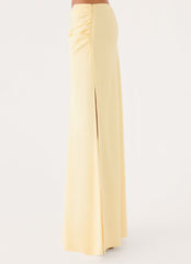 Belle Chime Maxi Skirt - Baby Yellow