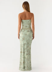 Come Through Maxi Dress - Wispy Fern