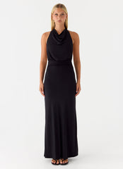 Crazy Over Me Maxi Dress - Black