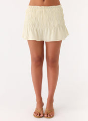 Ellia Mini Skirt - Ivory