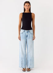 Vincenza Bodysuit - Black