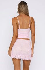 Let's Get Closer Top Baby Pink
