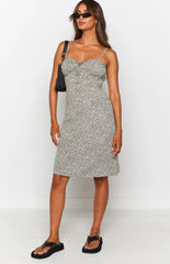 Love Me Tender Twist Dress Animal