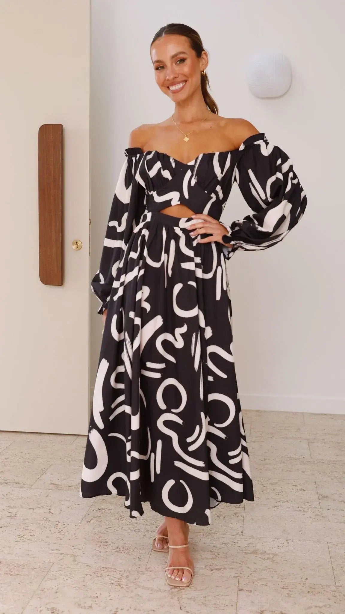 Freya Maxi Dress - Black