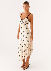 Amelia Midi Dress - Nude
