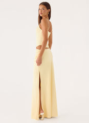 Belle Chime Maxi Skirt - Baby Yellow