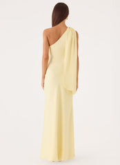 Elena Maxi Dress - Baby Yellow
