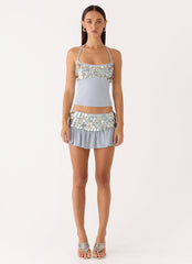 Merinda Skort - Misty Blue