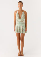 When I Move Mini Dress - Mystic Paisley